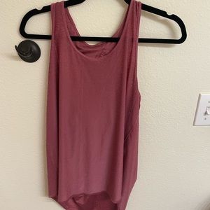 Pink lululemon tank